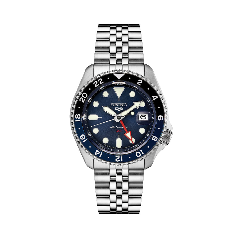 Seiko 5 Sports SKX GMT 42.5mm - Blue on Bracelet